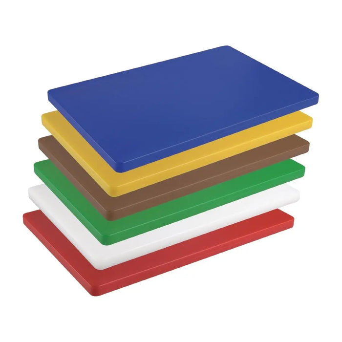 Hygiplas Extra Thick Low-Density Chopping Board Green  Chopping Boards