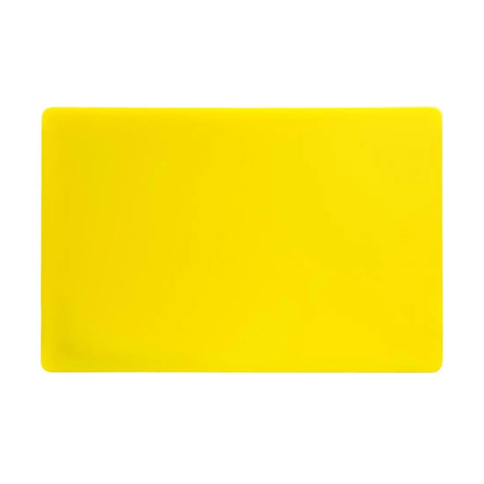 Hygiplas Extra Thick Low Density Chopping Board Yellow 450×300×20mm  Chopping Boards