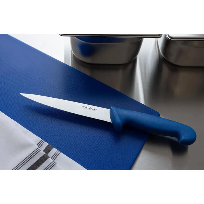 Hygiplas Fillet Knife Blue 160 mm  Professional Kitchen Knives