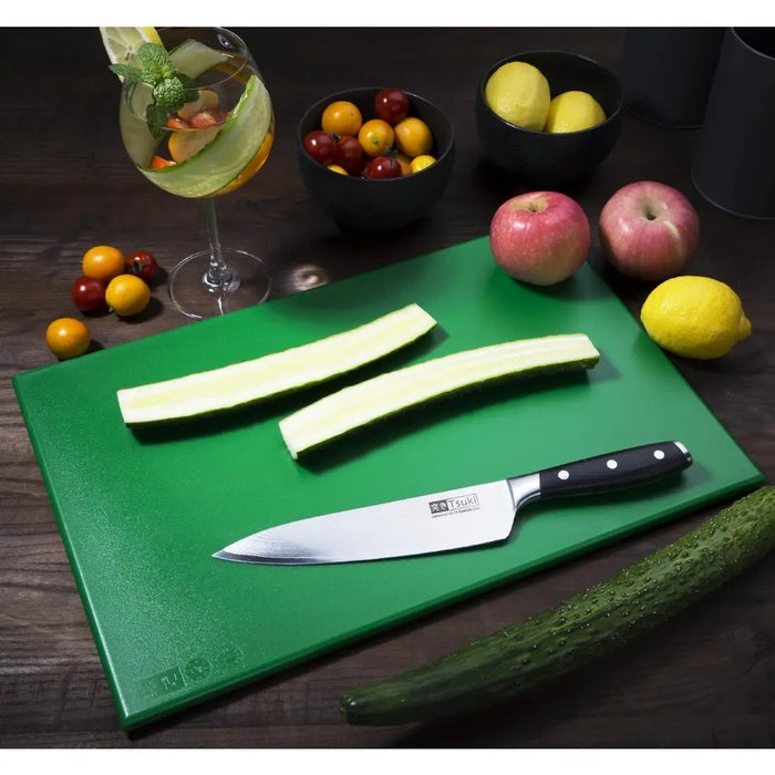 Hygiplas High Density Chopping Board Green 450 × 300 × 12 mm  Chopping Boards