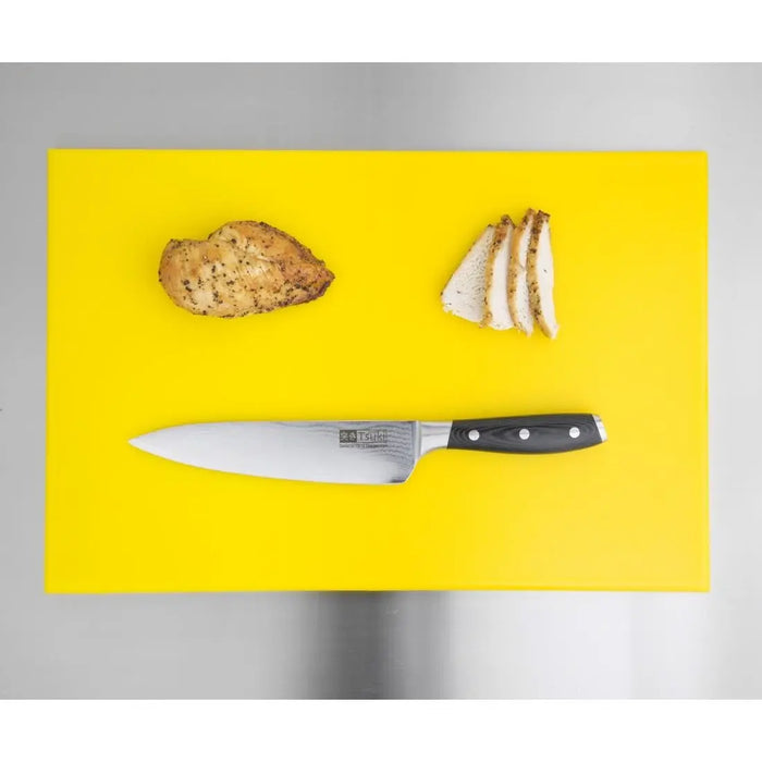 Hygiplas High Density Yellow Chopping Board – 450 × 300 × 12 mm  Chopping Boards