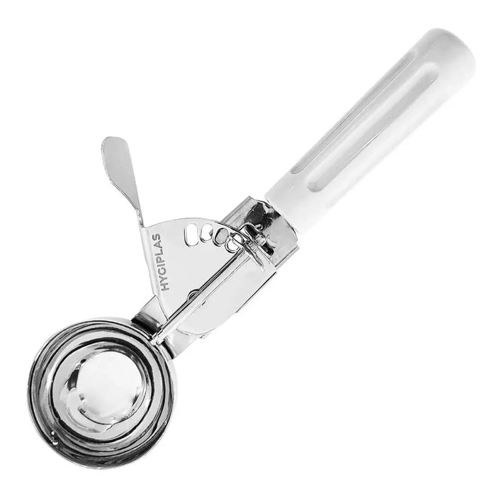 Hygiplas Ice Cream Scoop White 50 ml  Cooking and Serving Utensils