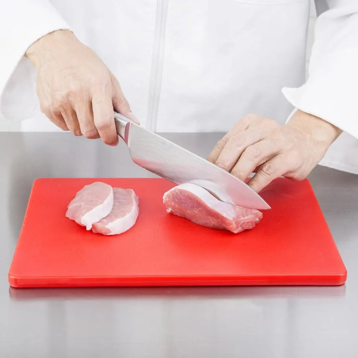 Hygiplas Low Density Chopping Board Red – 305 × 229 × 12 mm  Chopping Boards and Racks