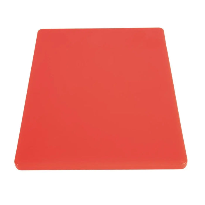 Hygiplas Low Density Chopping Board Red – 305 × 229 × 12 mm  Chopping Boards and Racks