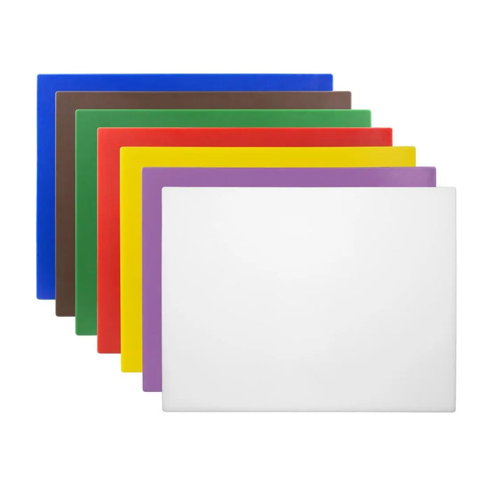 Hygiplas Low Density Chopping Board Set of 7 - HC873 - Simply Hospitality NZ