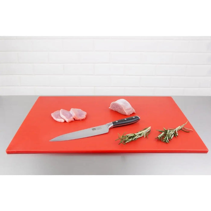 Hygiplas Low Density Chopping Board – Red Large  Chopping Boards