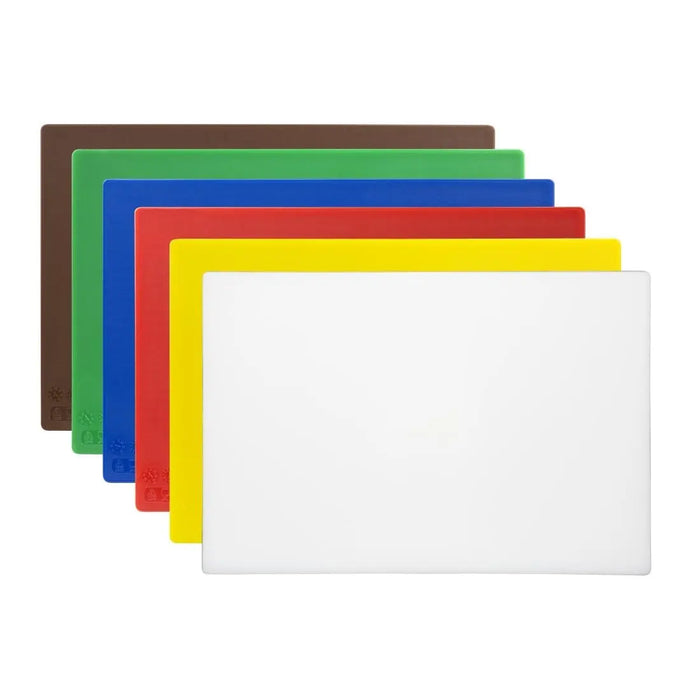 Hygiplas Low Density Chopping Boards Pack of 6 (450×300×10 mm)  Chopping Boards and Racks