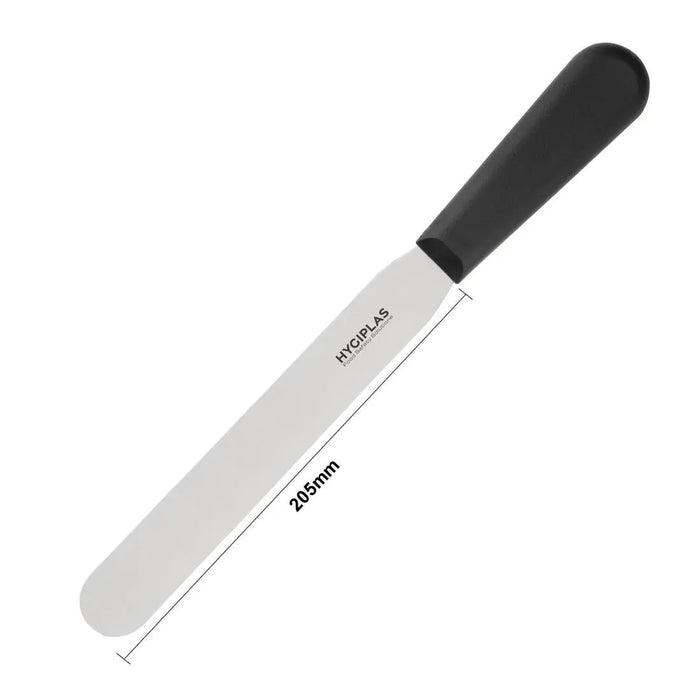 Hygiplas Palette Knife Black 205 mm  Professional Kitchen Knives
