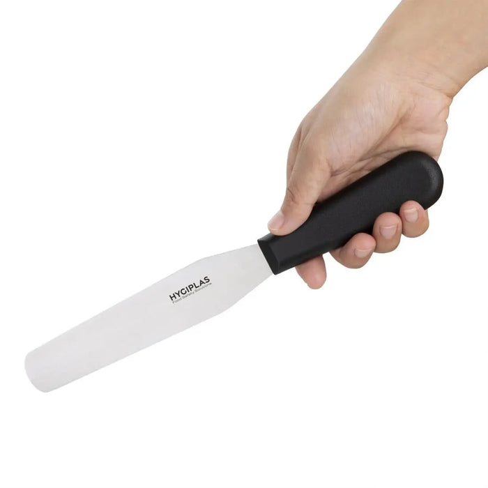 Hygiplas Palette Knife Plastic Black 155 mm  Professional Kitchen Knives