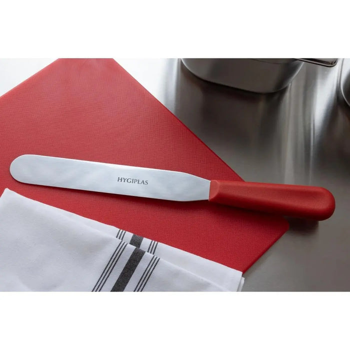 Hygiplas Palette Knife Red 200mm  Professional Kitchen Knives