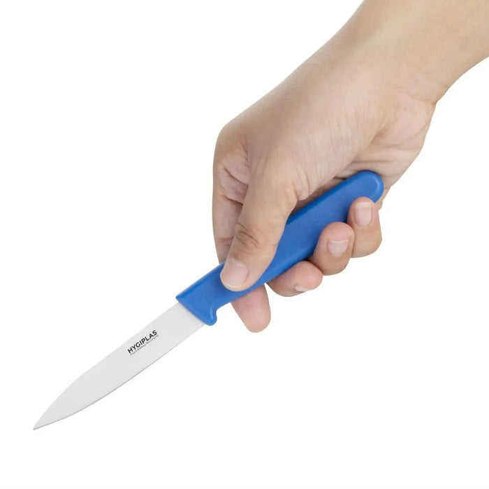 Hygiplas Paring Knife Blue 85 mm  Professional Kitchen Knives