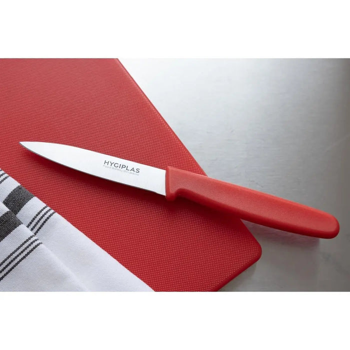Hygiplas Paring Knife Red 85 mm  Professional Kitchen Knives