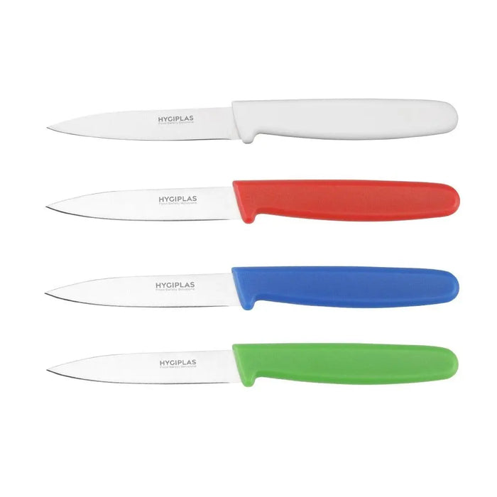Hygiplas Paring Knife Red 85 mm  Professional Kitchen Knives