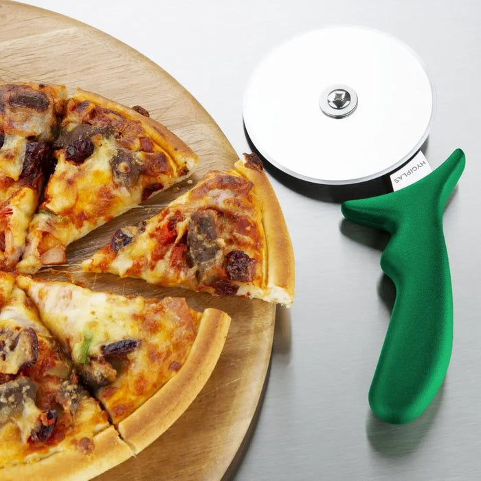 Hygiplas Pizza Wheel Green 100 mm  Pizza Cutters