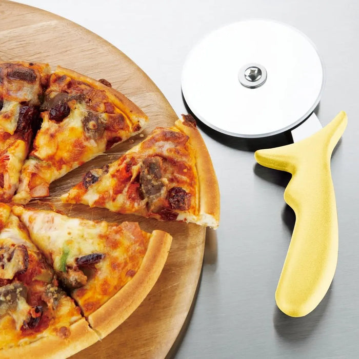 Hygiplas Pizza Wheel Yellow 100 mm  Pizza Cutters