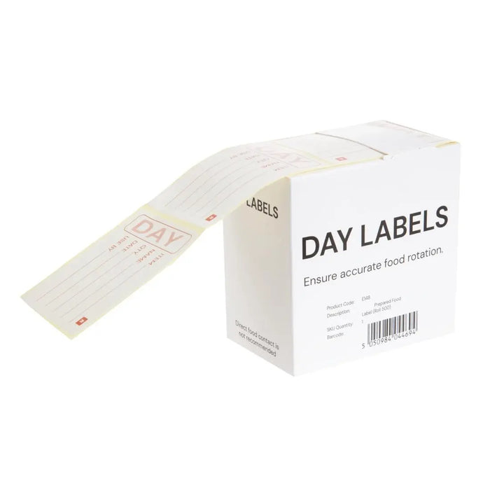 Hygiplas Prepped Product Removable Labels  Food Labelling