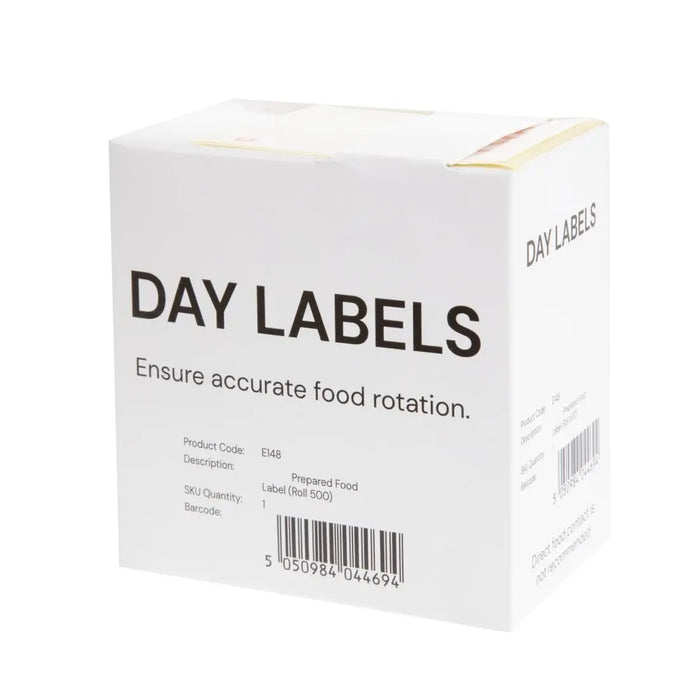 Hygiplas Prepped Product Removable Labels  Food Labelling