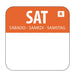 Hygiplas Removable Colour Coded Food Labels Saturday (1000 Pack) - L936 - Simply Hospitality NZ
