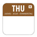 Hygiplas Removable Colour Coded Food Labels Thursday (1000 Pack) - L934 - Simply Hospitality NZ