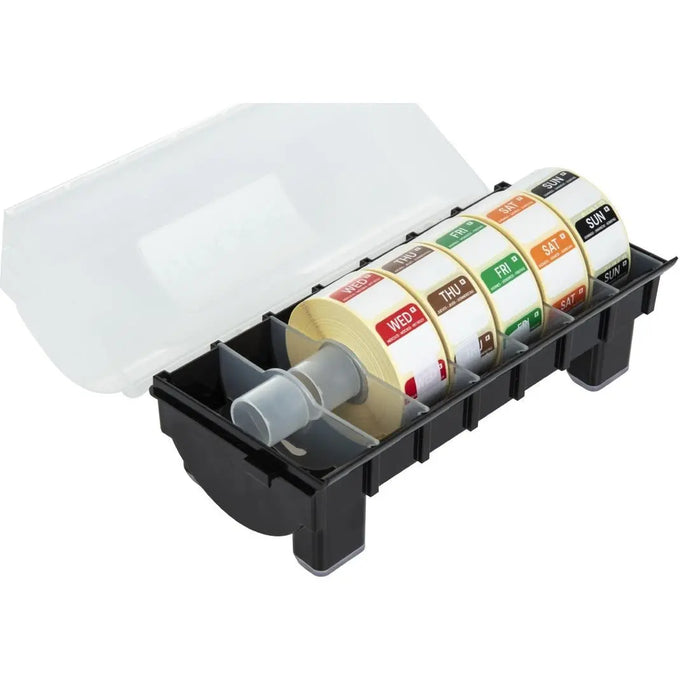Hygiplas Removable Colour Coded Food Labels with 25 mm Dispenser  Food Labelling
