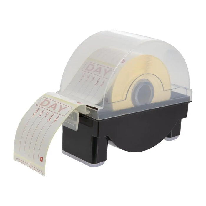 Hygiplas Removable Day Labels with Dispenser  Food Labelling