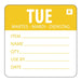 Hygiplas Removable Day of the Week Label Tuesday (500 Pack) - L067 - Simply Hospitality NZ