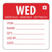 Hygiplas Removable Day of the Week Label Wednesday (500 Pack) - L068 - Simply Hospitality NZ