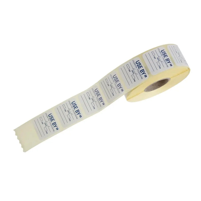 Hygiplas Removable Use-By Labels  Food Labelling