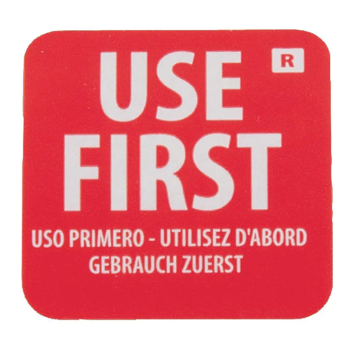 Hygiplas Removable Use First Labels (1000 Pack) - E149 - Simply Hospitality NZ