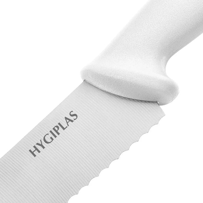 Hygiplas Serrated Pastry Knife White 255 mm  Professional Kitchen Knives