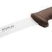 Hygiplas Serrated Slicer Knife Brown 250 mm  Professional Kitchen Knives