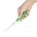 Hygiplas Serrated Tomato Knife Green 105 mm  Professional Kitchen Knives