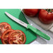 Hygiplas Serrated Tomato Knife Green 105 mm  Professional Kitchen Knives