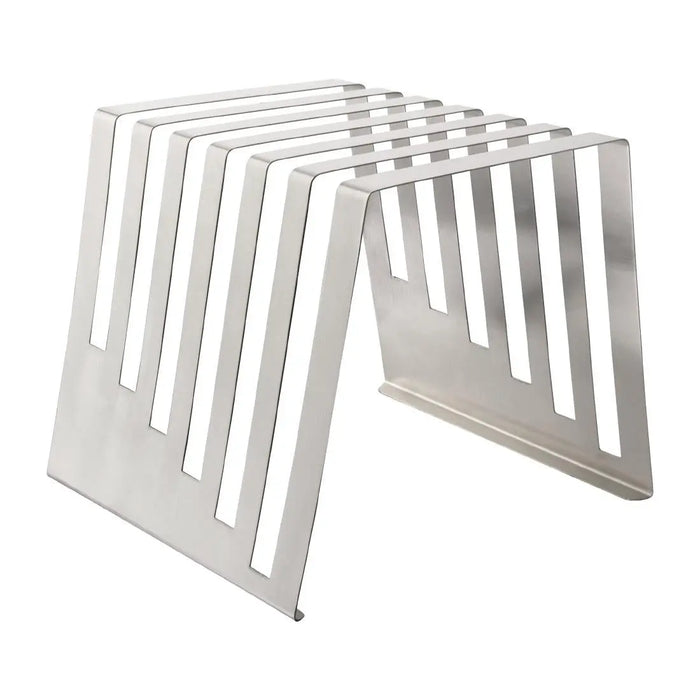 Hygiplas Stainless Steel Tiered Chopping Board Rack – 6 × 15 mm Slots  Chopping Boards and Racks