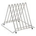 Hygiplas Stainless Steel Triangle Chopping Board Rack - 6x 30mm Slots - J027 - Simply Hospitality NZ