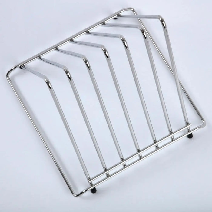 Hygiplas Stainless Steel Triangle Chopping Board Rack – 6 × 30 mm Slots  Chopping Boards and Racks