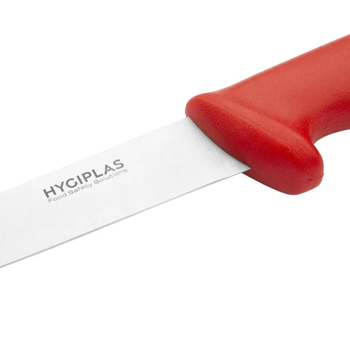 Hygiplas Stiff Blade Boning Knife – Red 150 mm  Professional Kitchen Knives