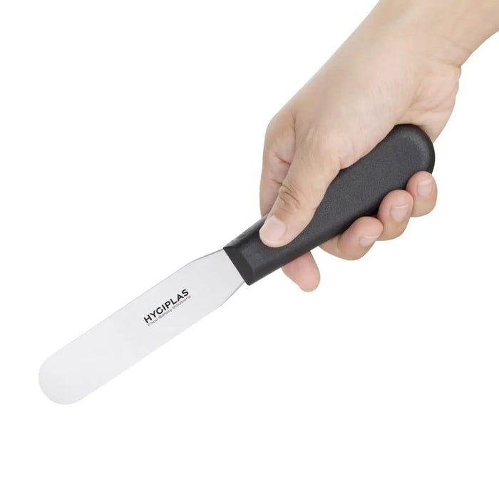 Hygiplas Straight Blade Palette Knife Black 103 mm  Professional Kitchen Knives