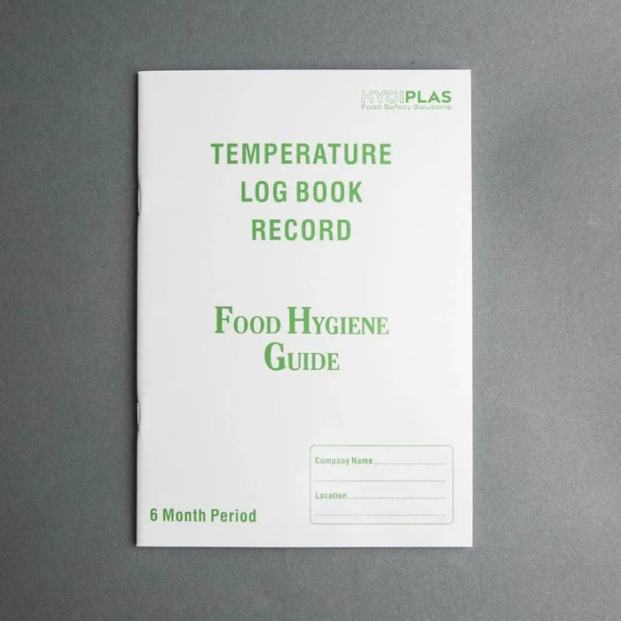 Hygiplas Temperature Log Book  Log Book