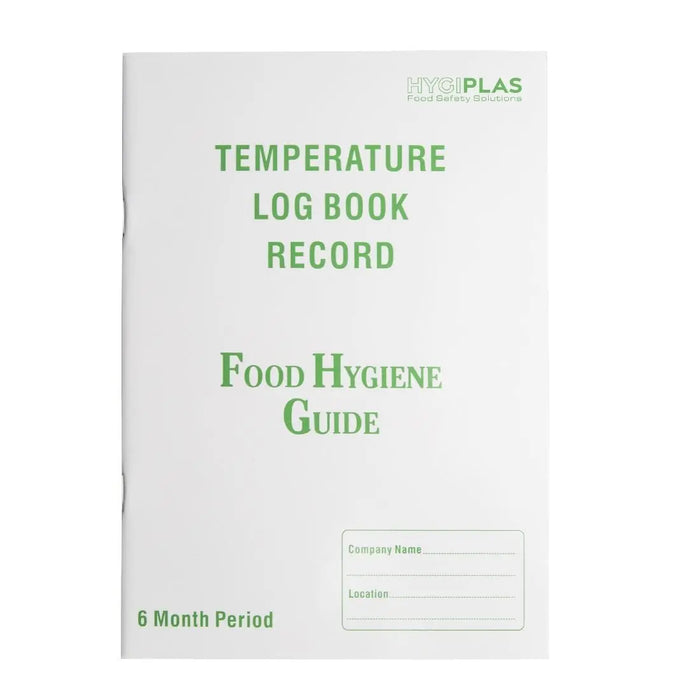 Hygiplas Temperature Log Book  Log Book