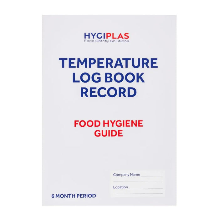 Hygiplas Temperature Log Book - J201 - Simply Hospitality NZ