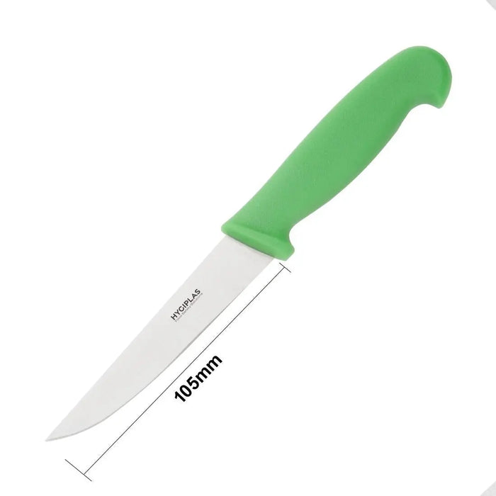 Hygiplas Vegetable Knife Green 105 mm  Professional Kitchen Knives