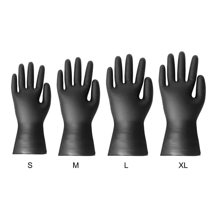 Hygiplas Vinyl Powder-Free Gloves Black  Safety Gloves
