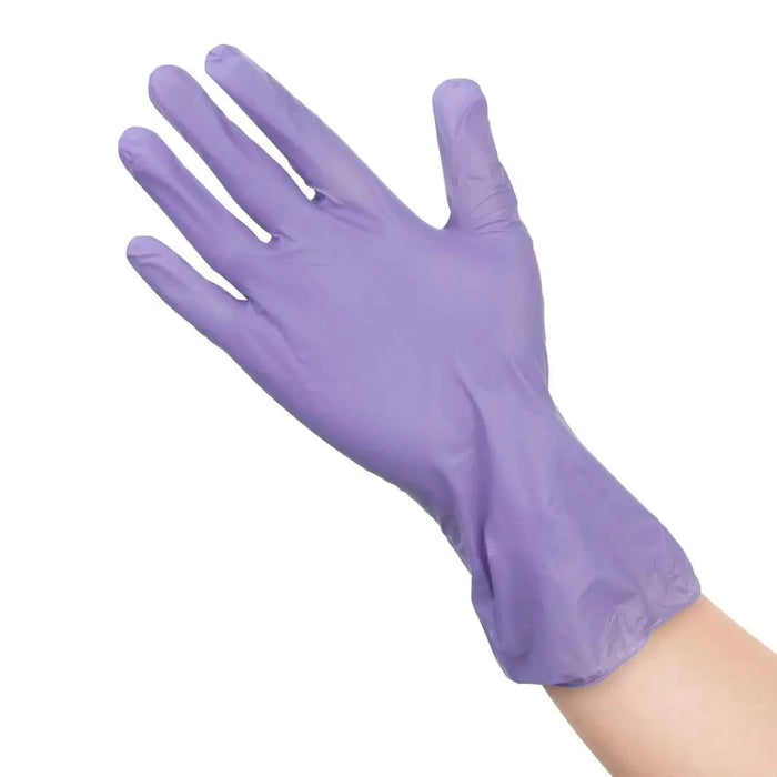 Hygiplas Vinyl Powder-Free Gloves Purple  Safety Gloves