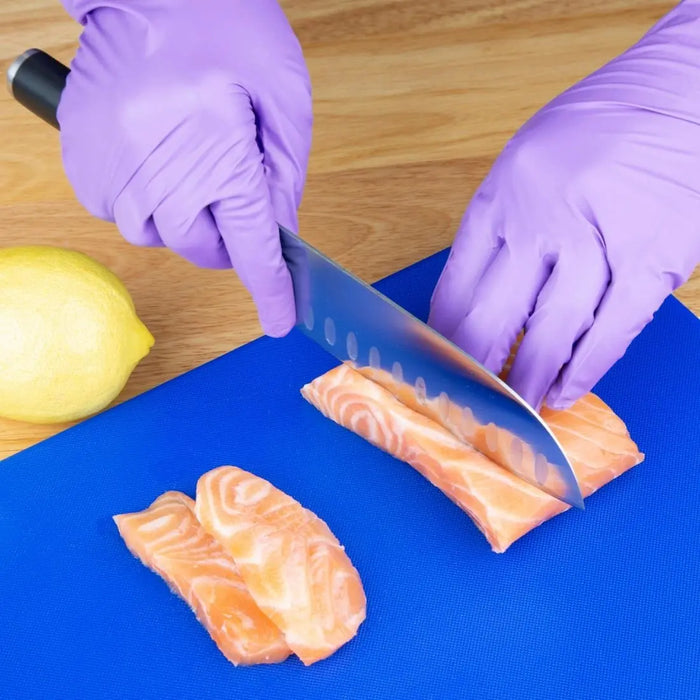 Hygiplas Vinyl Powder-Free Gloves Purple  Safety Gloves