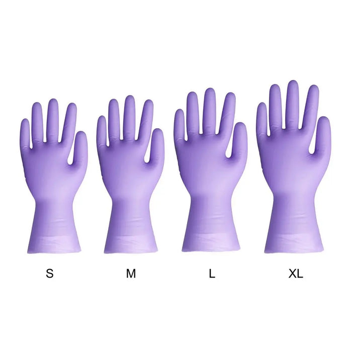 Hygiplas Vinyl Powder-Free Gloves Purple  Safety Gloves