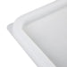 Hygiplas White Square Food Storage Container Lid Medium  Food Storage
