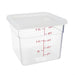 Hygiplas White Square Food Storage Container Lid Medium  Food Storage