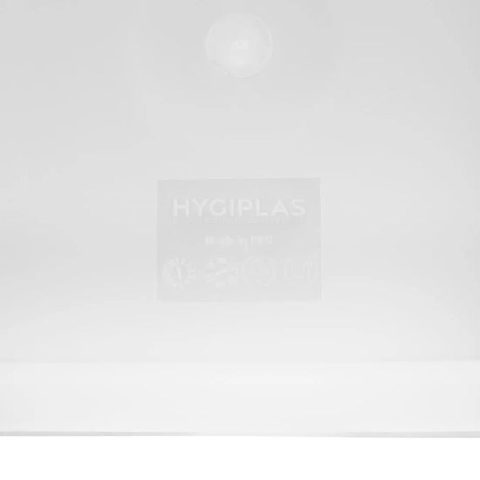 Hygiplas White Square Food Storage Container Lid Medium  Food Storage