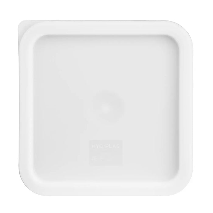 Hygiplas White Square Food Storage Container Lid Medium - CF050 - Simply Hospitality NZ
